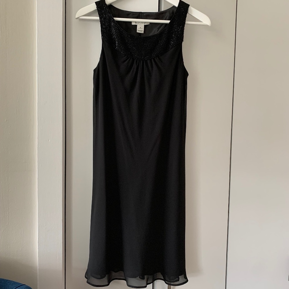 Beaded black cocktail dress (LBD)